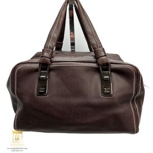 Chanel coco mark Boston bag